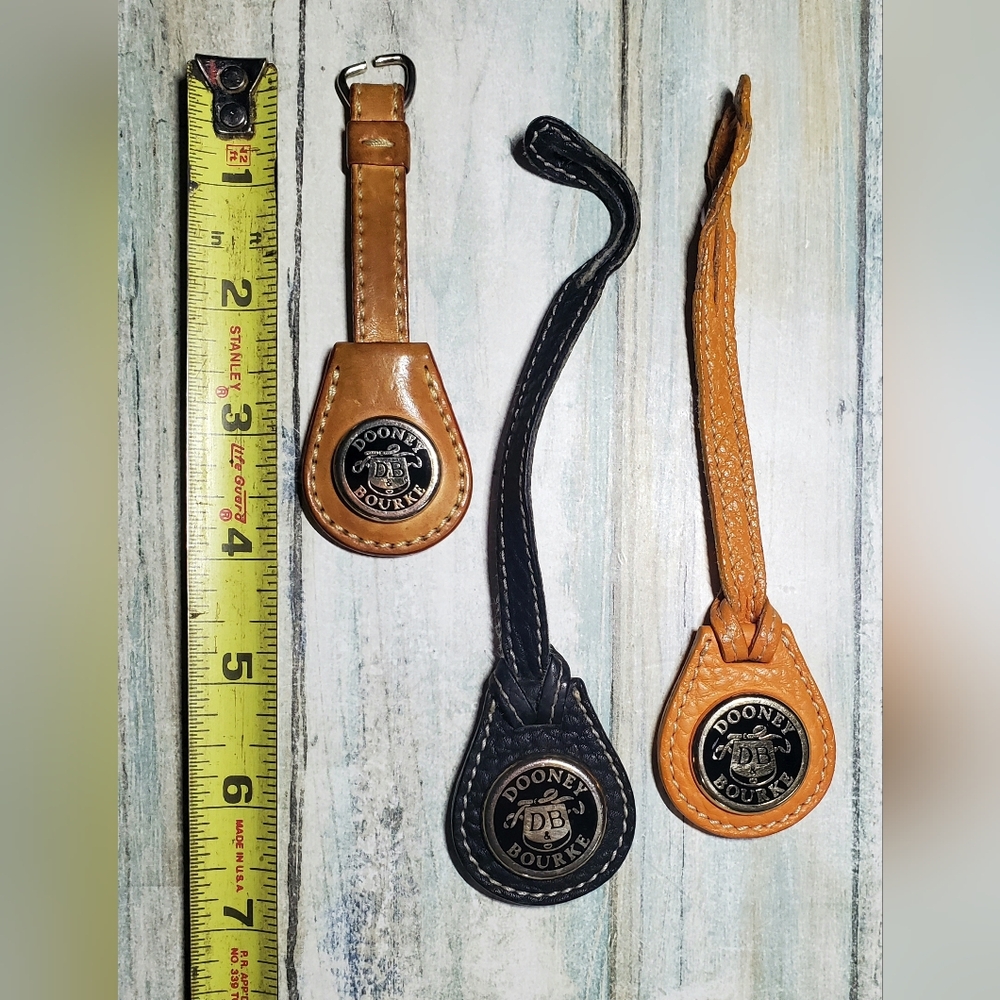 Dooney & Bourke Leather Bag Charms Key Fobs